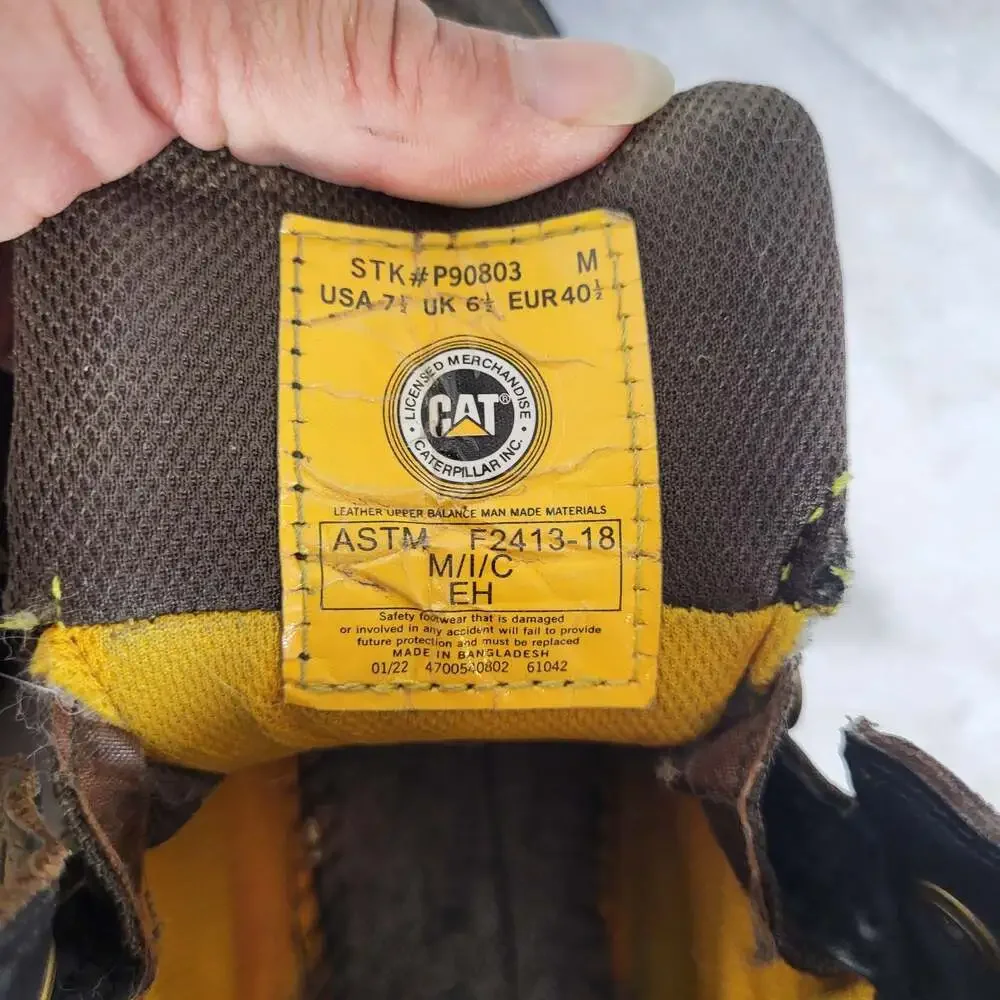 Caterpillar work boot
